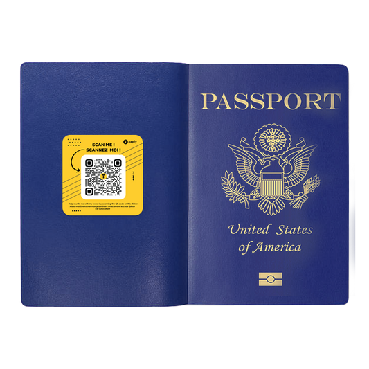 Taaply Smart Sticker – Lost & Found Contact Sticker