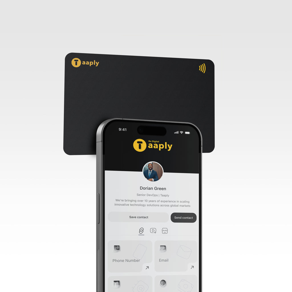 Taaply Pro Smart Card – NFC Digital Business Card for Professionals
