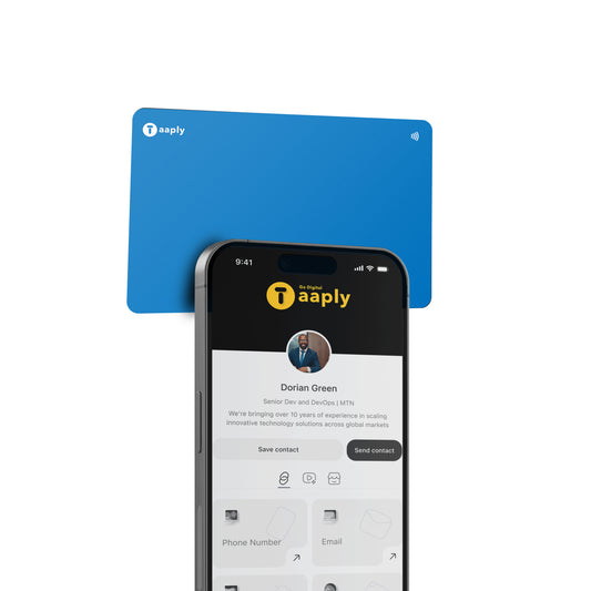 Taaply Social Smart Card – NFC Digital Social Media Sharing Card