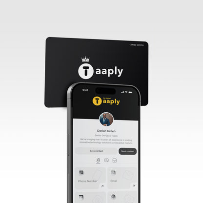 Taaply Smart Card Duo - Get 1 Social Card + 1 Pro Card