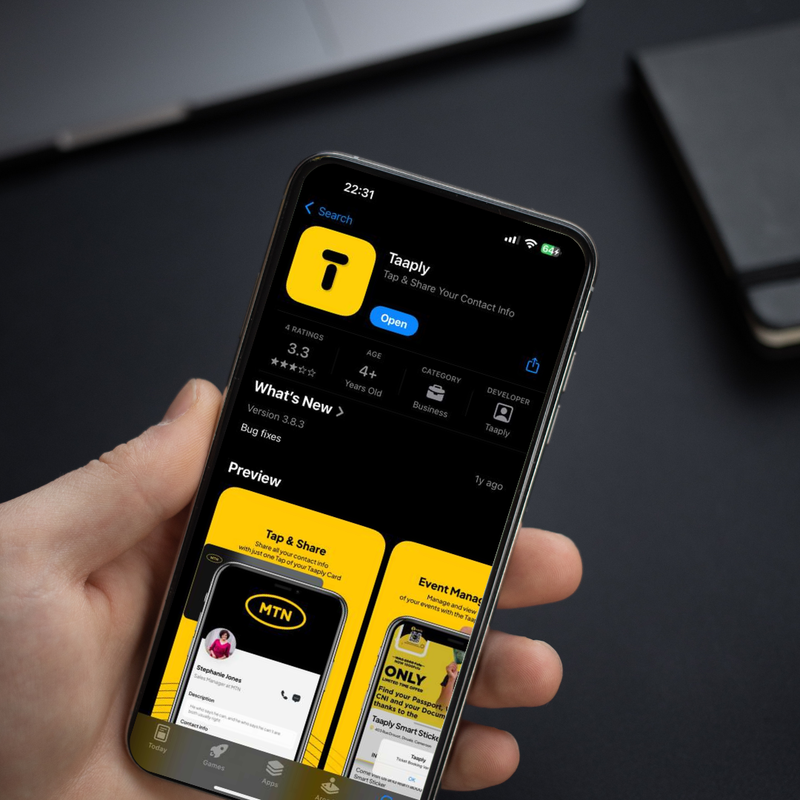 Download the Taaply Connect app