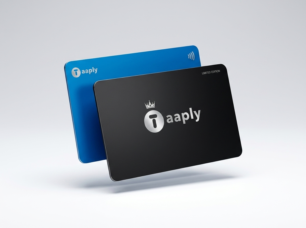 Taaply Smart Card Duo - Get 1 Social Card + 1 Pro Card