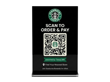 Taaply Smart Menu – NFC & QR Code Digital Menu Stand